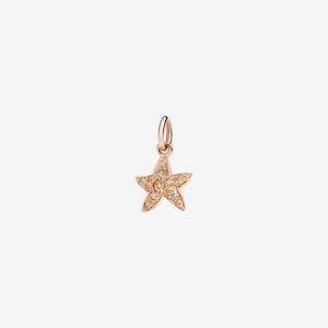 DoDo Charm STAR Rose Gold Brown Diamonds