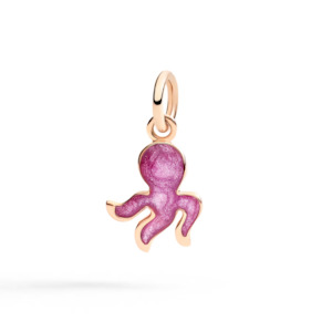 DoDo Octopus Charm in Purple Mother of Pearl Enamel