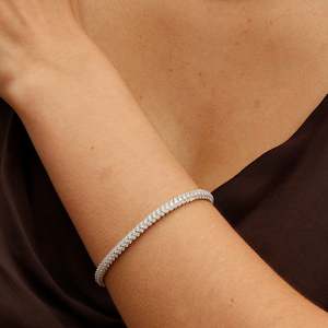 Al Coro Amori: Al Coro Amori Bracelet in 18k White Gold with Diamonds
