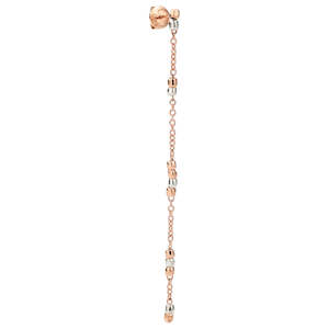 DoDo GRANELLI Mini Granelli Pendant Earrings in Rose Gold and Silver