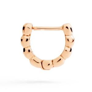DoDo GRANELLI 9k Rose Gold Hoop Earrings