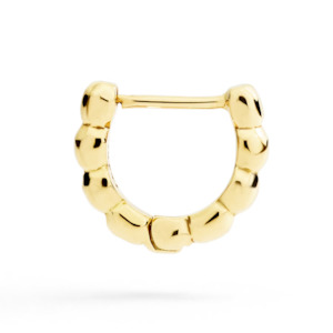 Dodo Granelli: DoDo GRANELLI 18K Gold Hoop Earrings
