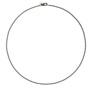 DoDo Necklace BOLLICINE Steel and Black PVD