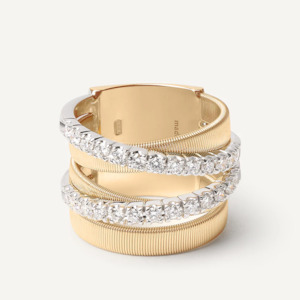 Marco Bicego Masai Diamond Ring in 18k Yellow Gold