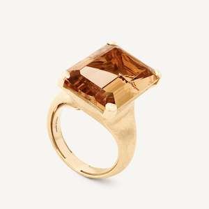 Marco Bicego Jaipur Champagne Quartz Cocktail Ring