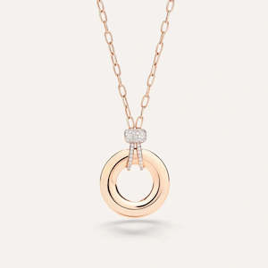 Pomellato Iconica Diamond Necklace and Pendant in 18k Gold