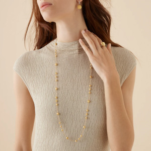 Marco Bicego Africa 18k Yellow Gold Bead Long Necklace