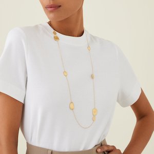 Marco Bicego Lunaria 18k Gold Necklace Long