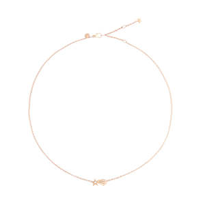 Dodo Necklaces: DoDo Shooting Star Necklace in 9k Rose Gold