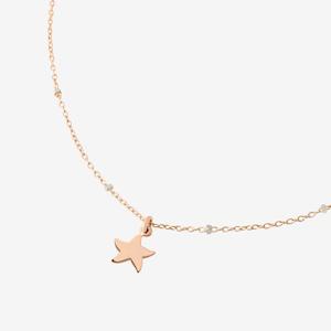 Dodo Necklaces: DoDo Necklace STELLINA MINI 9k Rose Gold