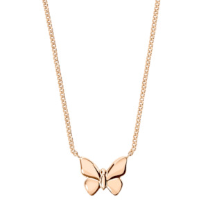 DoDo Necklace Butterfly 9k Rose Gold