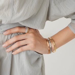 Marco Bicego Masai 18k Gold Thin Bangle Bracelet