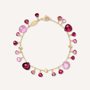 Marco Bicego Bracelets: Marco Bicego Paradise Pink Tourmaline Gemstone Bracelet in 18k Gold