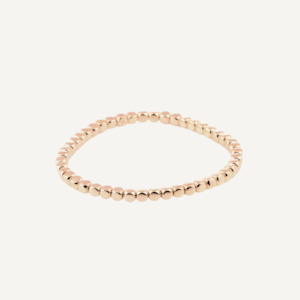 Al Coro Square Stretchy Bracelet in 18k Rose Gold Cubes