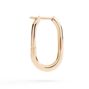 Dodo Earrings: DoDo Rose Gold Hoop Earring