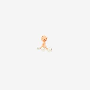 DoDo Stellina Earring in Rose Gold with Crystal Beads