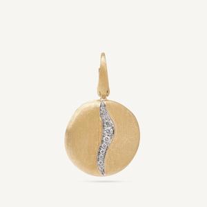 Pendants With Chain: Marco Bicego Yellow Gold with Diamonds Jaipur Pendant