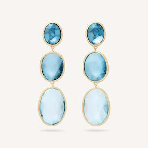 Marco Bicego High Jewellery Blue Topaz Gemstone Earrings