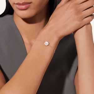 Pomellato Pom Pom Dot 18k Gold Bracelet with Mother of Pearl