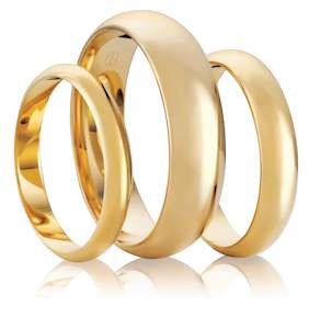 Classic Wedding Rings: High Dome Wedding Ring