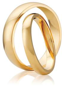 Classic Wedding Rings: High Dome Edge Wedding Ring