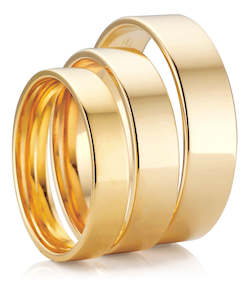 Flat Round Wedding Ring