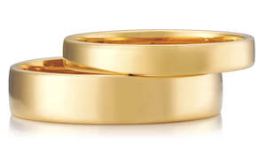 Classic Wedding Rings: Crescent Wedding Ring