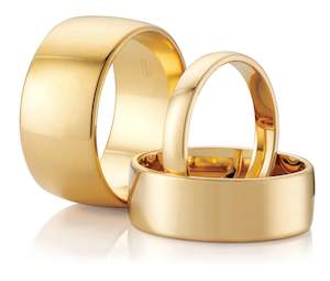 Barrel Wedding Ring