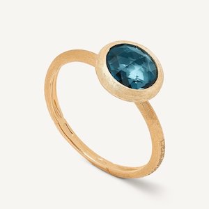 Best Sellers Marco Bicego: Marco Bicego Jaipur London Blue Topaz Small Ring