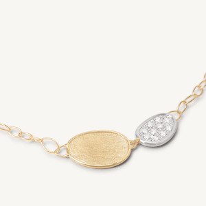 Best Sellers Marco Bicego: Marco Bicego Lunaria Pendant Chain with Diamonds - Mini