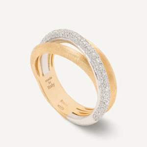 Marco Bicego Jaipur Link 3 Strand Diamond Ring