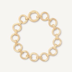 Marco Bicego Jaipur Link: Marco Bicego Jaipur Flat Link 18k Yellow Gold Bracelet