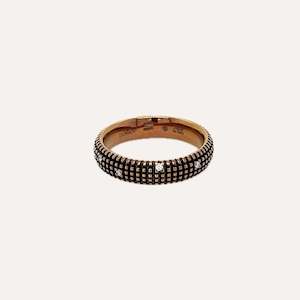 Damiani Metropolitan Diamond 18k Gold Wedding Ring