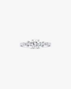 Nesso Diamond Engagement Ring in White Gold