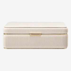 Bella Medium Jewellery Box in Bone