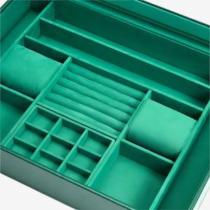 Sophia Green Jewellery Box with Window