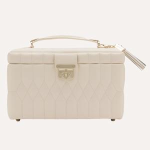 Caroline Ivory Coloured Medium Jewellery Case