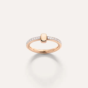 Gifts 100 201: Pomellato Together 18k Gold Diamond Single Band Ring