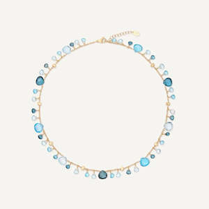 Marco Bicego Paradise Blue Topaz Gemstone Necklace