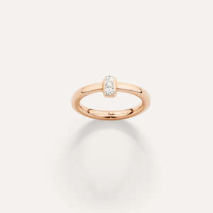 Gifts 2000 5000: Pomellato Together Diamond and Rose Gold Single Band Ring