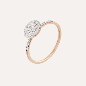 Nanis Elite Diamonds and Gold Romantic Engagement Ring (Small)