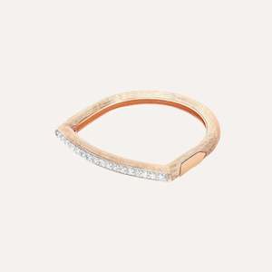 Rings Gifts: Nanis Libera Rose Gold and Diamonds Pave Essential Ring