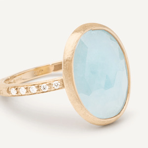 Marco Bicego Siviglia Aquamarine and Diamond Ring