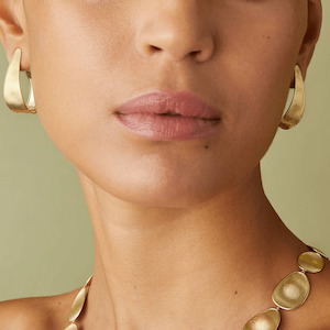 Marco Bicego Lunaria Hoop Earrings 18k Gold