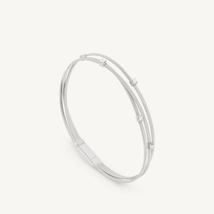 Summer 22: Marco Bicego Goa 18k Gold Diamond Bracelet 3 Strand
