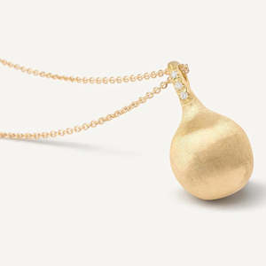 Mothers Day Gifts: Marco Bicego Africa 18k Gold & Diamond Boule Necklace