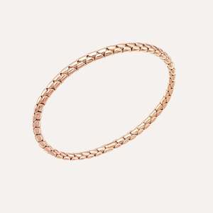 Chimento: Chimento Stretch Spring Bracelet (Small) in 18k Rose Gold
