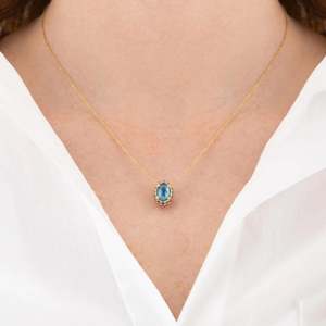 Nanis Reverse Blue Diamonds, Swiss Blue Topaz, Green Sapphires and London Blue T&hellip;