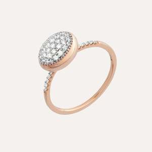 Elite: Nanis Elite Diamonds and Gold Romantic Engagement Ring (Medium)