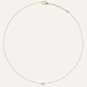 Nanis Elite Rose Gold and Diamonds Boule Choker Necklace